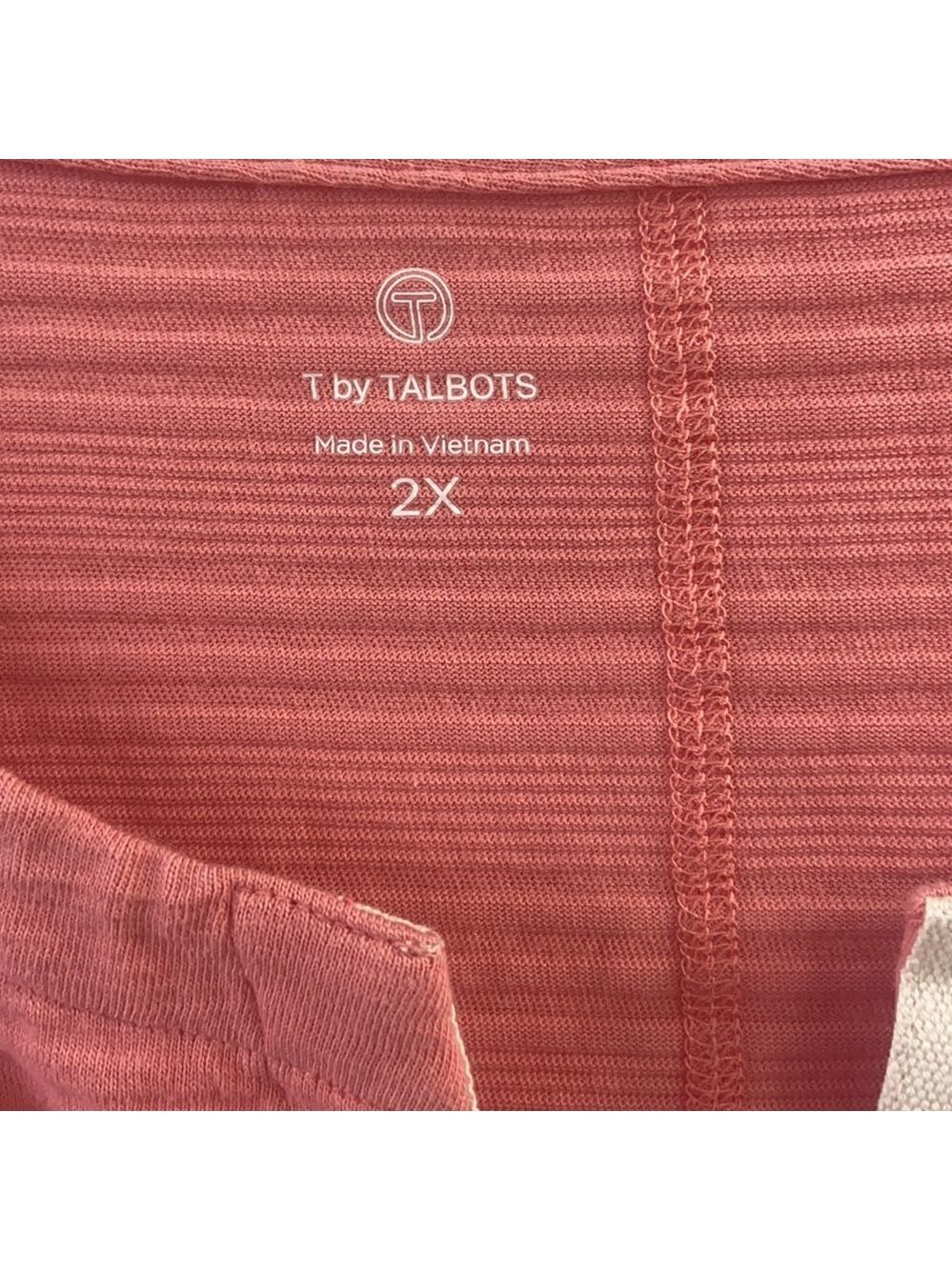 T By Talbots 2X cotton shirt - Picture 2 of 4